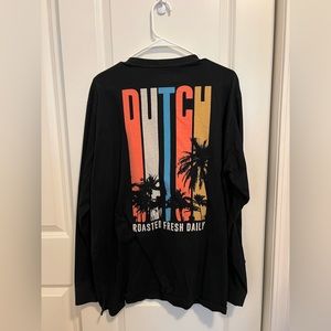 Long-sleeve Black Dutch Bros T-shirt